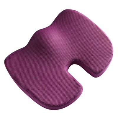 cojín de esponja de Gel cómodo, cojín de espuma con memoria para asiento, cojín en forma de U anti-hemorroides para silla de oficina, cojín para asiento de coche