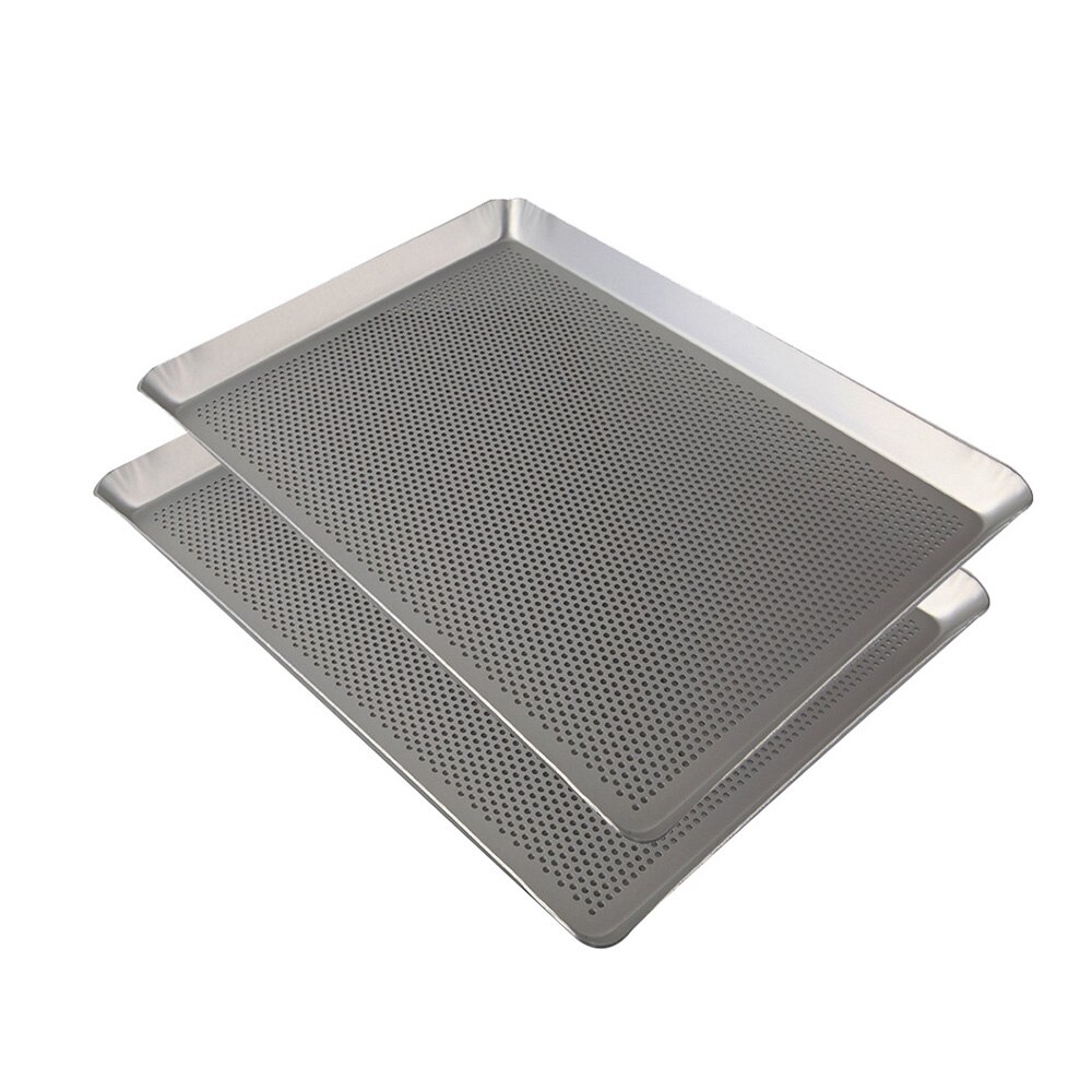 Perforated Baking Pan Rectangular Perforated Baking Tray Aluminum Baking Sheet Rectangle Perforated Pan For Convenient