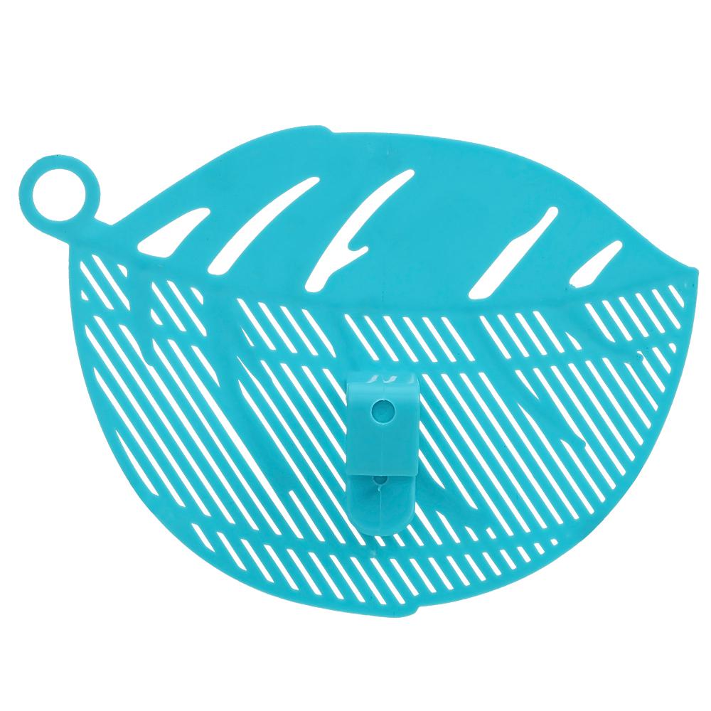Filtro de agua para filtrado de arroz, tamiz filtrante, filtro de lavado para judías y guisantes, tabla de drenaje, tipo a presión, en forma de hoja, colador para limpiar arroz: blue