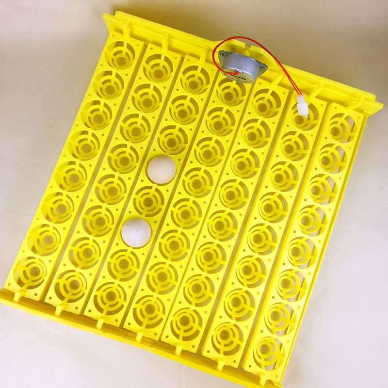 Automatische Broederij Machine Onderdelen Gevogelte 110V 220V Capaciteit 56 Eend Kip Plastic Eierrekje Voor Incubator Met Auto turn Motor