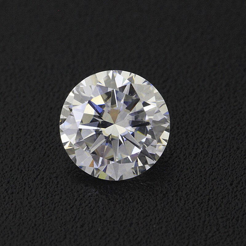 Geoki Doorgegeven Diamond Test 1 Ct Gh Kleur Moissanite Ronde Perfect Cut 6.5Mm Losse Moissanite Stone Engagement Sieraden Maken