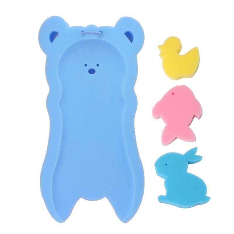 Almohadilla de espuma de esponja antideslizante para recién nacido, imitación de útero, ambiente, bañera, bañera, baño, gorro de ducha infantil, Care-m20 para bebé: 1