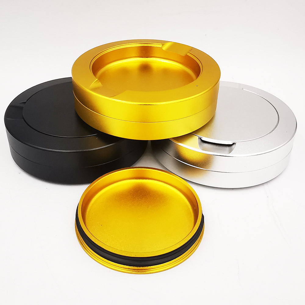 Zyn metallburk 72mm behållare förvaringsplåt snusdosor aluminium svart färg 3 lager snusdosa cnc metall för snus