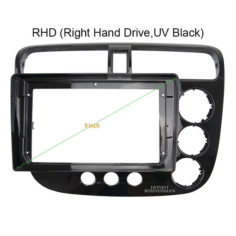 9 Inch Fasxia Auto Audio Frame Autoradio Fascia, Gps Navigatie Fascia Panel Is Geschikt Honda Civic 2005