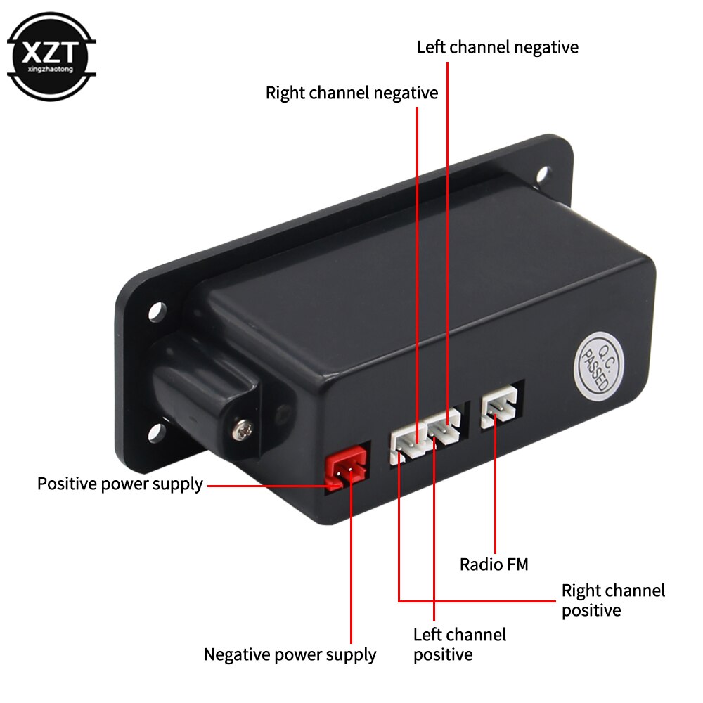 5V Bluetooth MP3/WMA/WAV Decoder Board Audio Modul 2*3W Verstärker Wireless USB SD TF Radio AUX FM MP3 Player Für Auto Mithelfer
