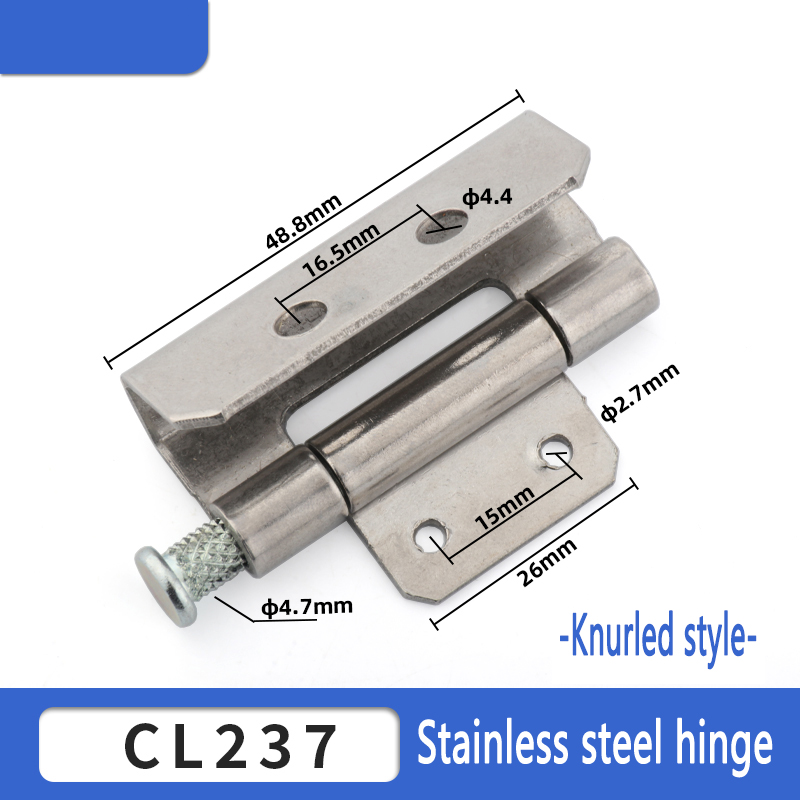Cabinet hinge, hinge for electrical distribution cabinet, concealed hinge,  cl237-2 iron switch cabinets, welded stainless steel doors ,  cl237: Black