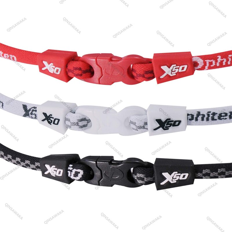 MADE IN JAPAN Phiten Titanium X50Necklaces aqua-titanium reduce fatique alleviate muscle strain tension athletes