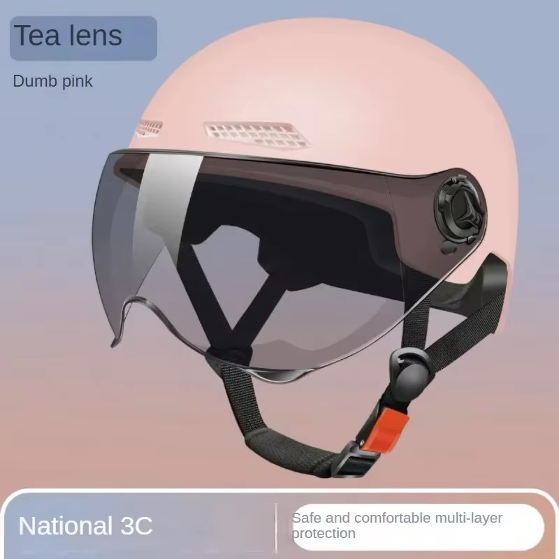 Fahrradhelm mit Schutzbrille, Objektiv, Gehörschutz, reflektierender Aufkleber, Fahrradhelm, MTB, Rennrad, E-Fahrrad, Fahrradhelm für Erwachsene: Licht Grau