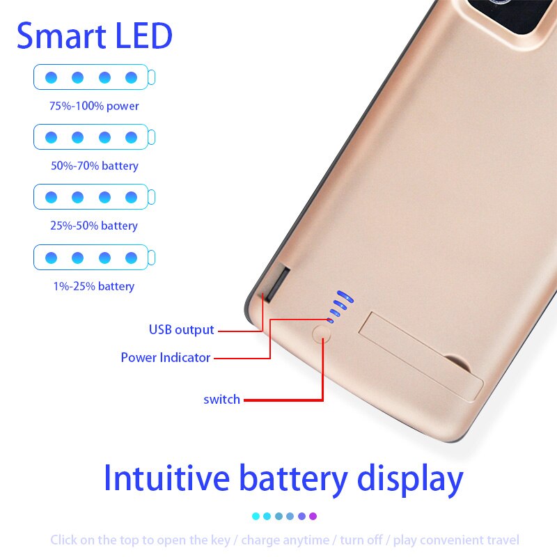 6000mAh Ladegerät fallen Für Samsung Galaxis Hinweis 10 Plus Ladung fallen Energie Bank Batterie fallen für Samsung Hinweis10 + abdeckung