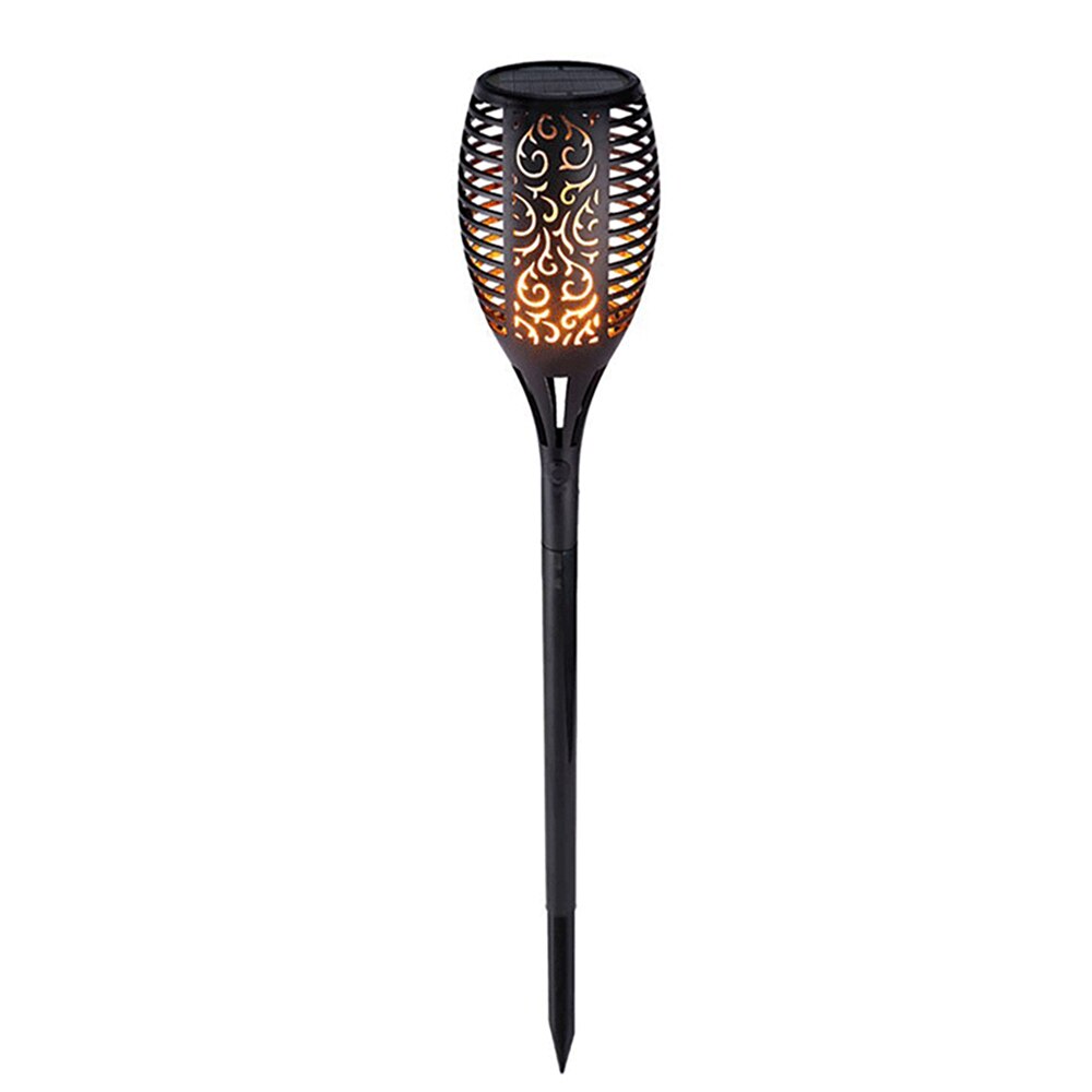 Ledet solflamme fakkel lampe utendørs lys sol hage lys flimrende vanntett lampe gårdsplass balkong plensti spotlight: 1 stk