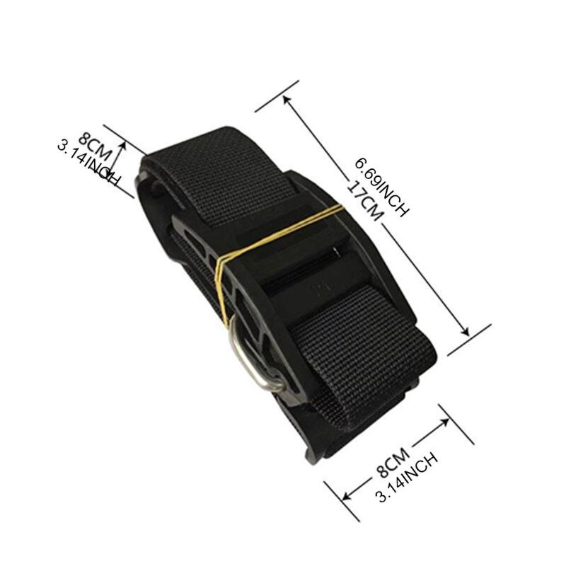 Scuba Diving BCD Tank Crotch Strap Band with Non-Slip Pad Plastic Buckle Diver Accessory Back Plate Bracket Adapter