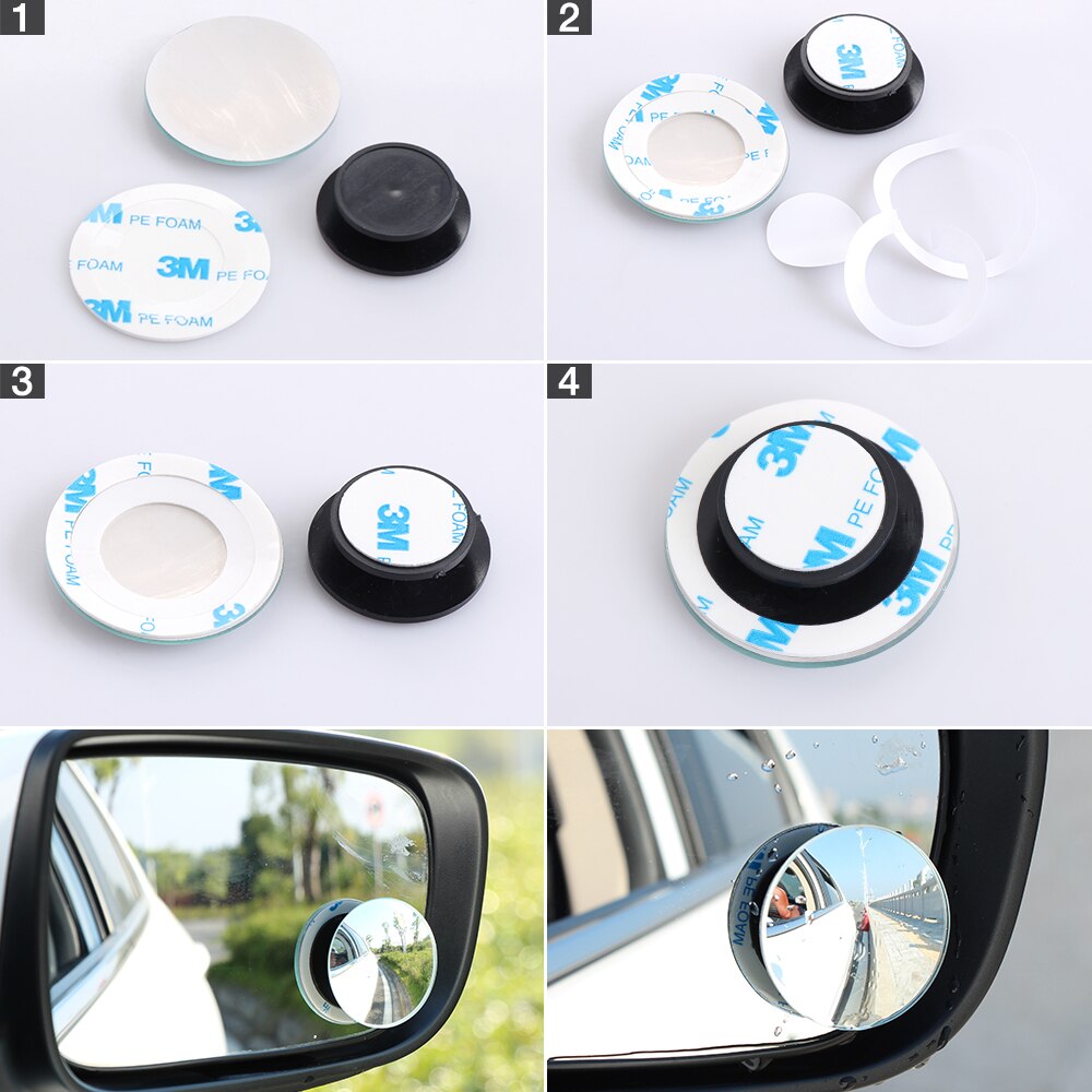 Car 360 Degree Side Blindspot Rearview Parking Mirror for renault megane clio Koleos Kadjar Duster DACIA Captur Fluence Laguna