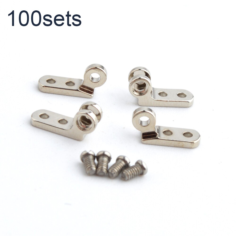 100impostato di occhiali cerniera per wayfarer telaio in plastica, cerniere per occhiali di riparazione universale cerniere per occhiali rotondo: Default Title