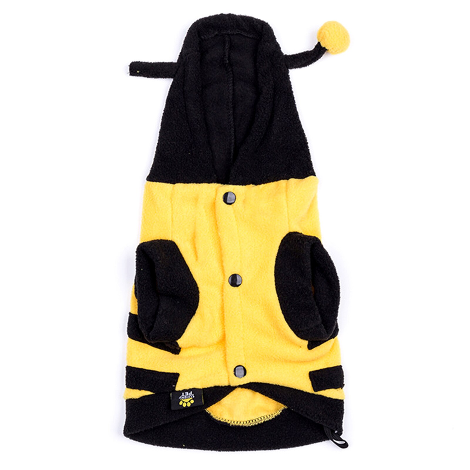 Ropa para perros, traje de abeja, abrigo de perrito mascota con capucha, ropa, atuendo, ropa de lana, ropa para perros/gatos, Sudadera con capucha, disfraz de lujo