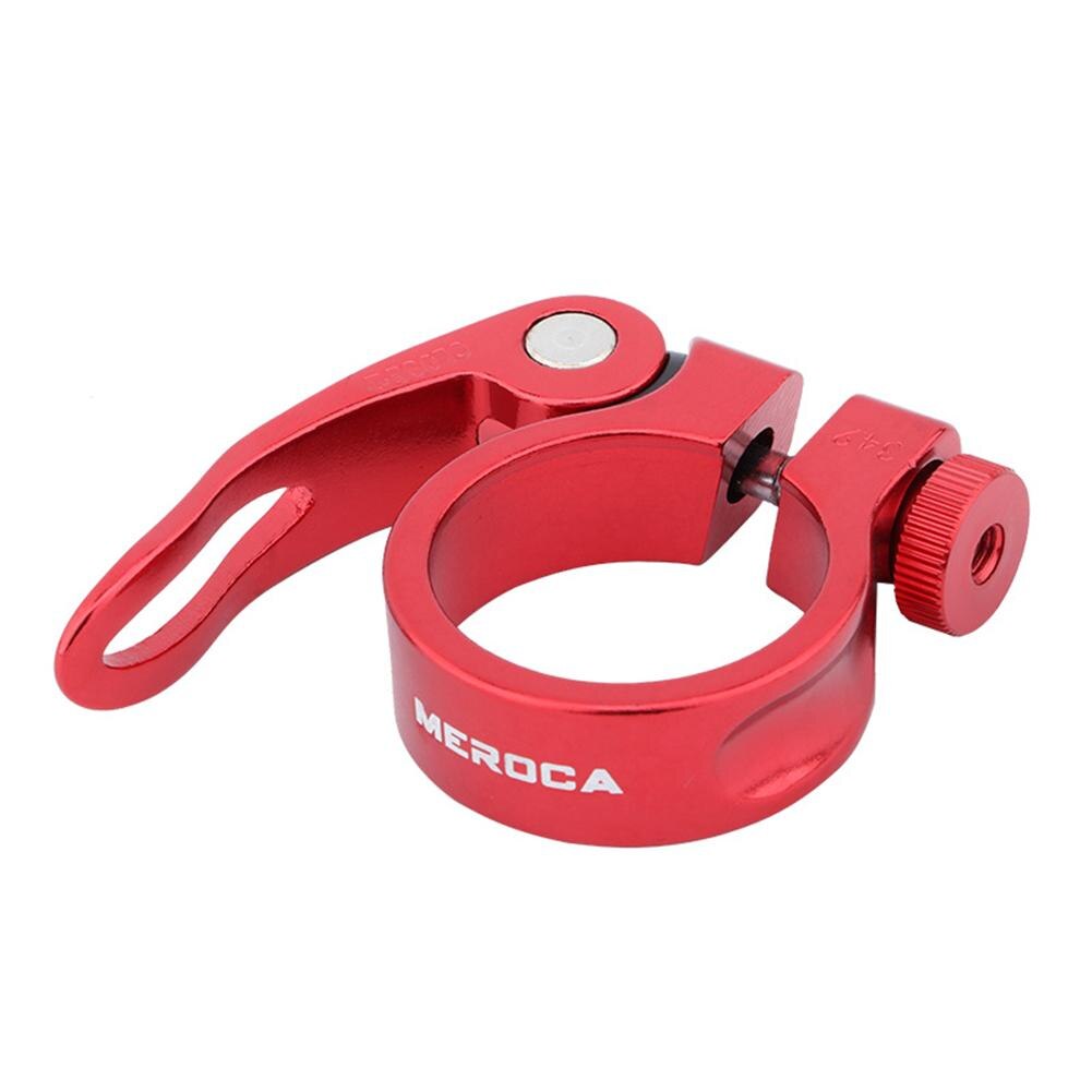 Fiets Quick Release Zadelpenklem Aluminium Zadel Buis Vergrendeling Klem Racefiets Zadelpenklem: Red 34.9mm