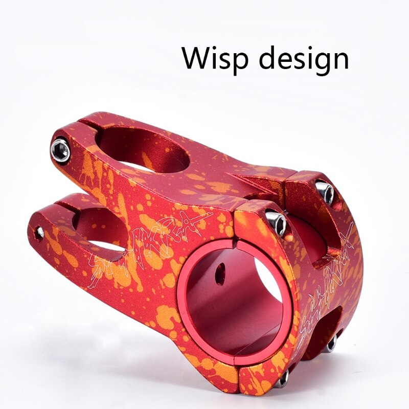 Mountain Bike Stem 31.8 / 35Mm 35Mm / 50Mm Dazzle Bicycle Stem Ultralight Aluminum Short Handlebar Stem Riser For Mtb