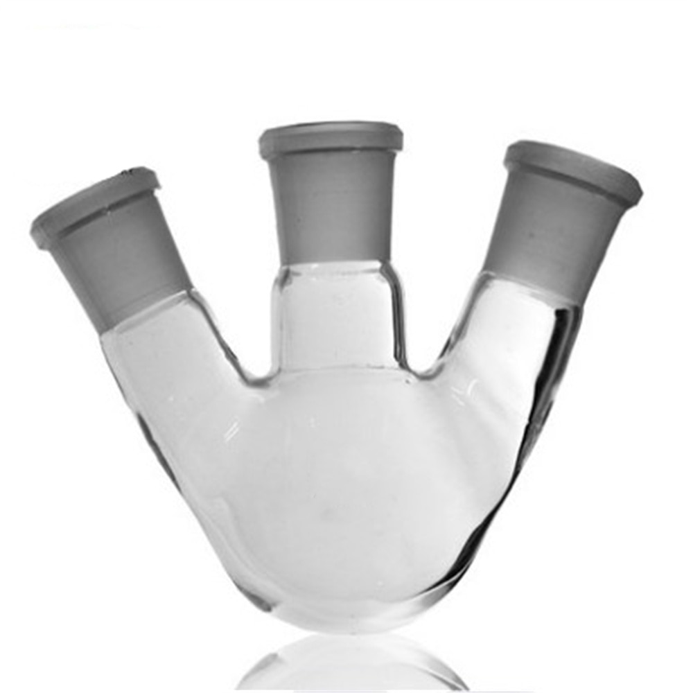 100 ml, 24/29*3,3-hals, Ronde bodem Glazen kolf, Lab Kokend Kolven, drie hals laboratorium glaswerk
