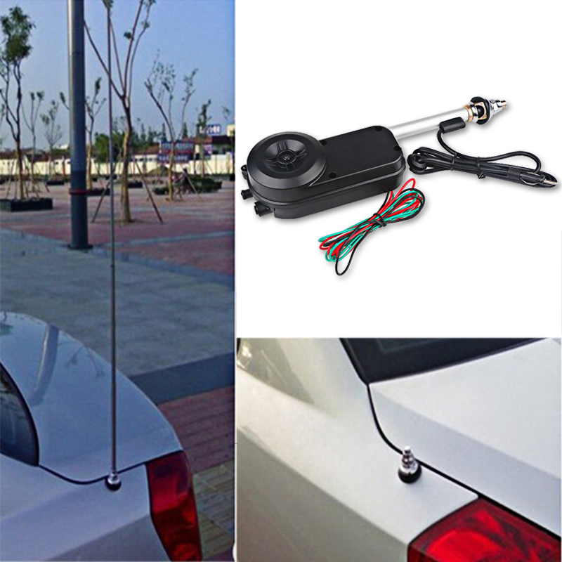 Voiture AM FM transmetteur antennes antenne électrique automatique télescopique extérieur véhicule accessoires pour autoradio Audio universel