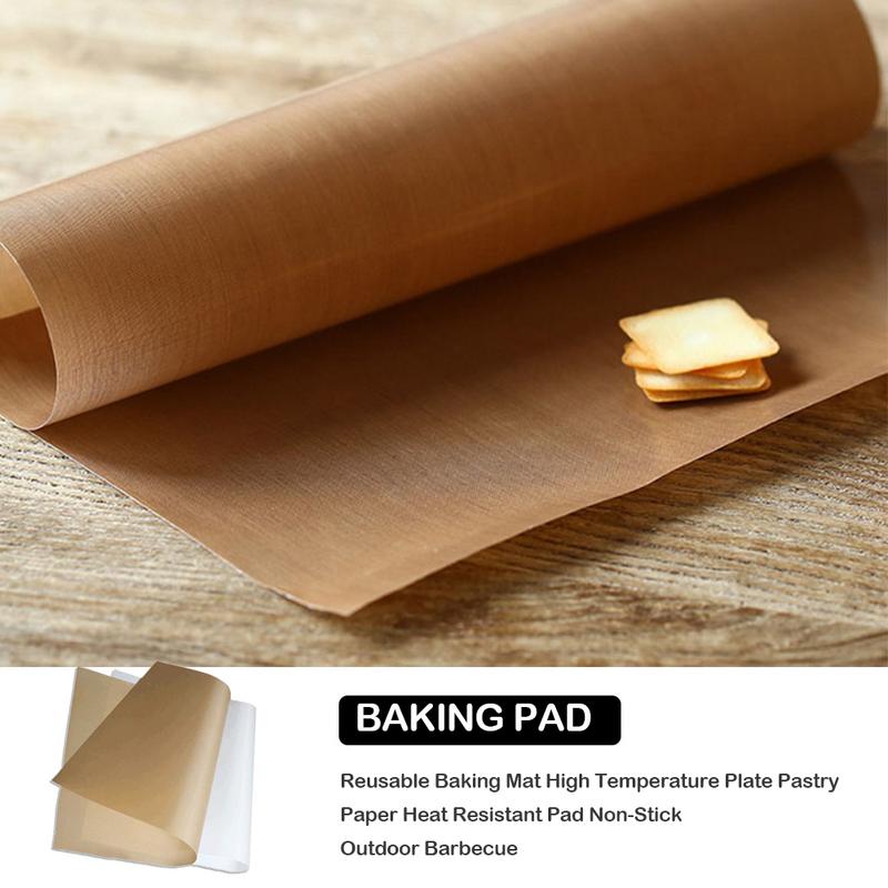 Återanvändbar bakmatta högtemperaturbeständig teflonplatta bakverk bakpapper non-stick pad utomhusgrill