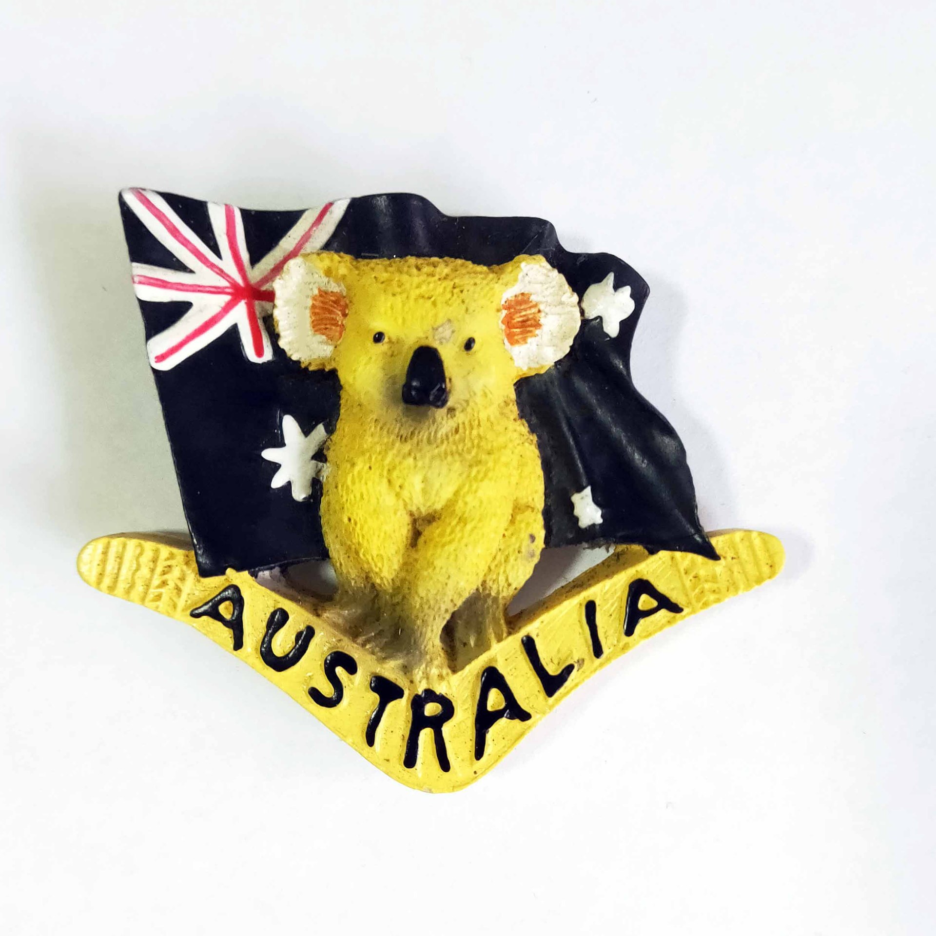 Verden reise suvenir kjøleskap magnet boston tyskland sveits gjøkur harpiks magnetisk kjøleskap klistremerke hjemmeinnredning: koala