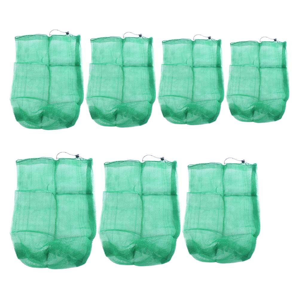 Tragbare Angelgerät Kleines Gitter Falten Fischernetz GrüNe Fisch Netze Tasche Nylon Gittergewebe Tasche Gittergewebe Tasche Live Fisch Netze
