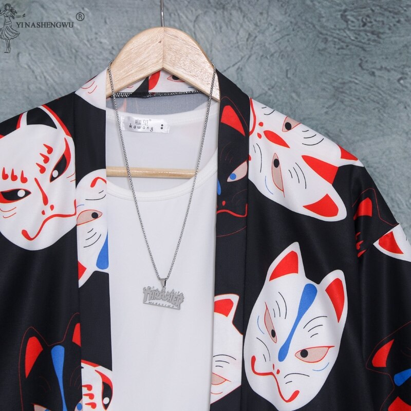 Kimonos Men Woman Japanese kimono Cardigan Shirt Blouse Japanese Yukata Female kimono Harajuku Streetwear Asian Clothes Samurai