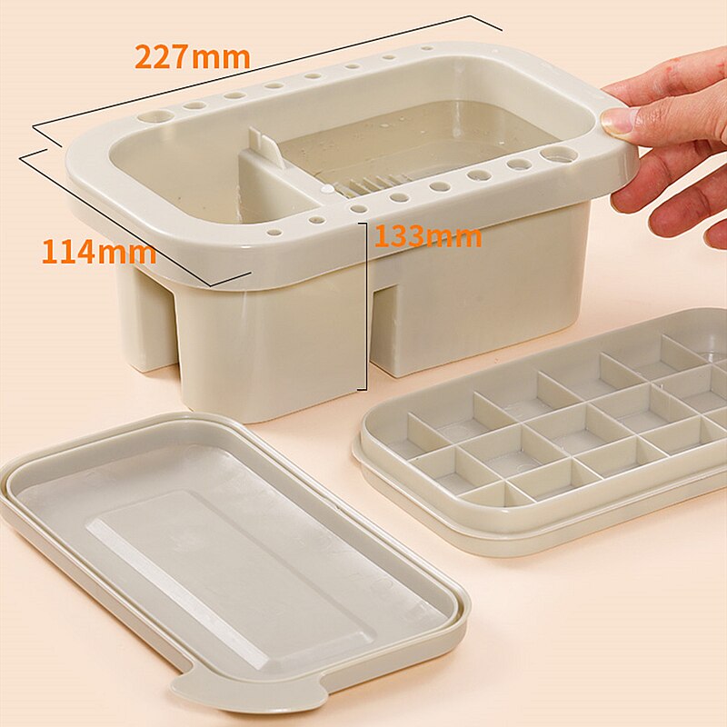 Borstel Wassen Emmer 3 In 1 Pen Vat Borstel Olieverfschilderij Borstel Emmer Aquarel Tool Art Palet Borstel Houder Art supply