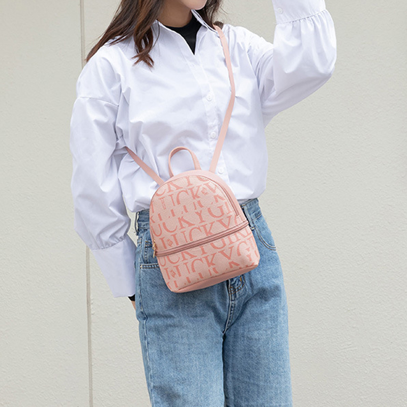 Mini Backpack Retro Crossbody Bag Small Cute Purse Leather PU Little Backpack for Women Trip Travel Outting Bag