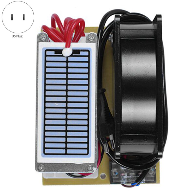 Purificateur d'eau d'air de générateur de l'ozone O3 3 couches étanche à l'humidité avec le traitement d'ozoneur de ventilateur Machine-18G d'ozone/H, prise américaine