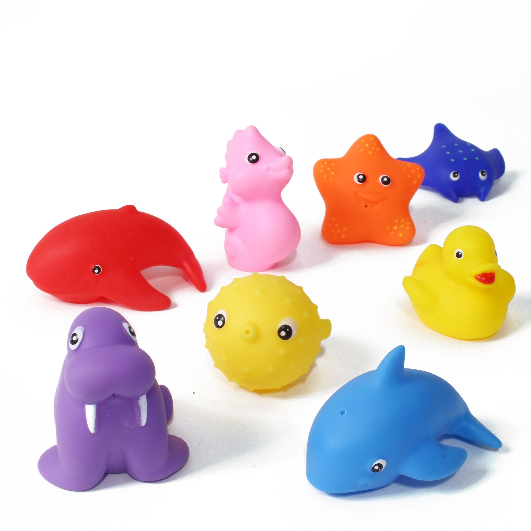 Pegamento suave de dibujos animados para niños, juguetes de baño para niños, Animal marino, Spray de agua, pegamento de azúcar, juguetes de baño para bebés