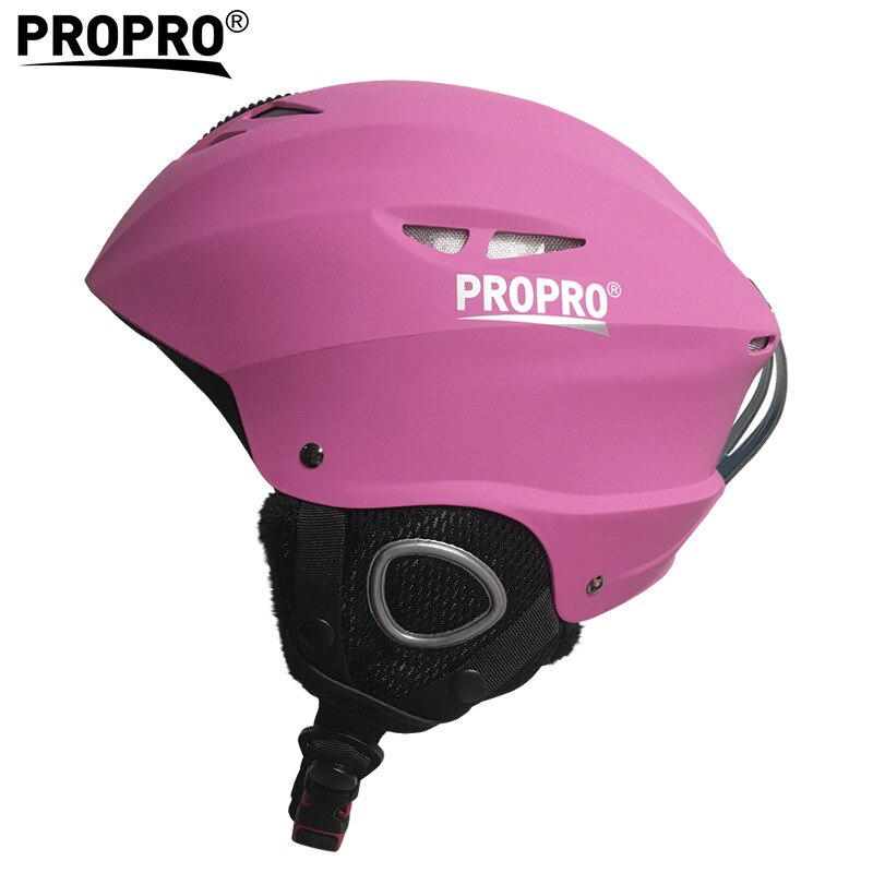 PROPRO Kinderen Ski Veiligheid Helmen Winter Warm Skiën Helm Volwassenen Outdoor Snowboard Sneeuwscooter Helm Sport Schaatsen Helm: Pink / S(51-54)