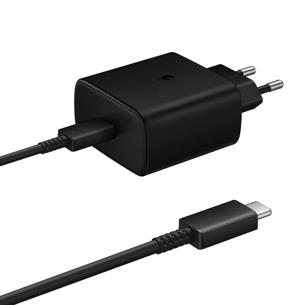 Samsung Note 20 + cargador 45W USB-C, EP-TA845 de carga rápida superadaptable para Galaxy Note 10 +/20 Ultra/S20/S20 Ultra/S 20 +