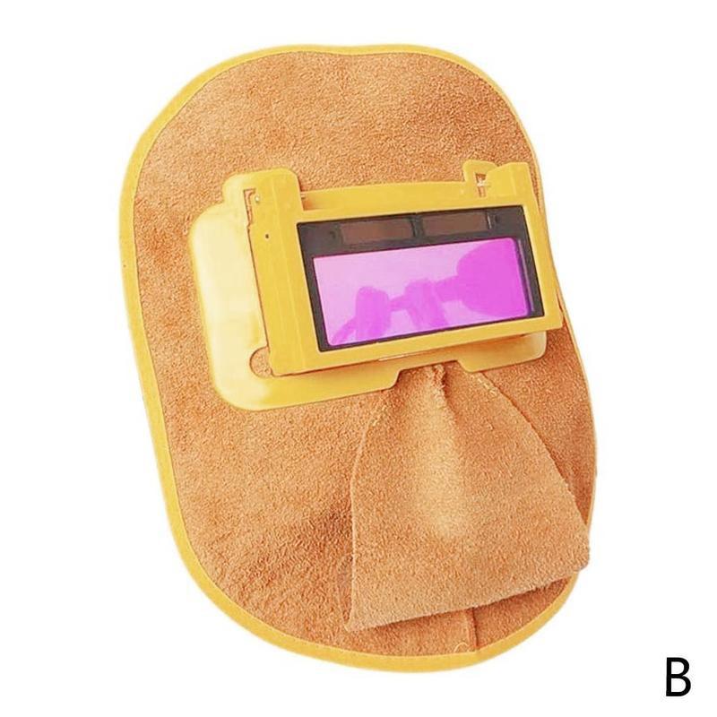 1pc Electric Welding Auto-darkening Head-mounted Argon Protective Eye Mask Mask Helmet Anti-glare Welding Protector Arc J2C2: B