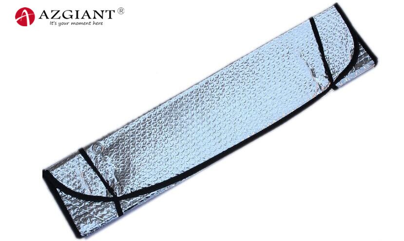Car sun block 140*70cm double-sided silver bubble cotton summer sun protection Auto Visor Windshield Windscreen shade