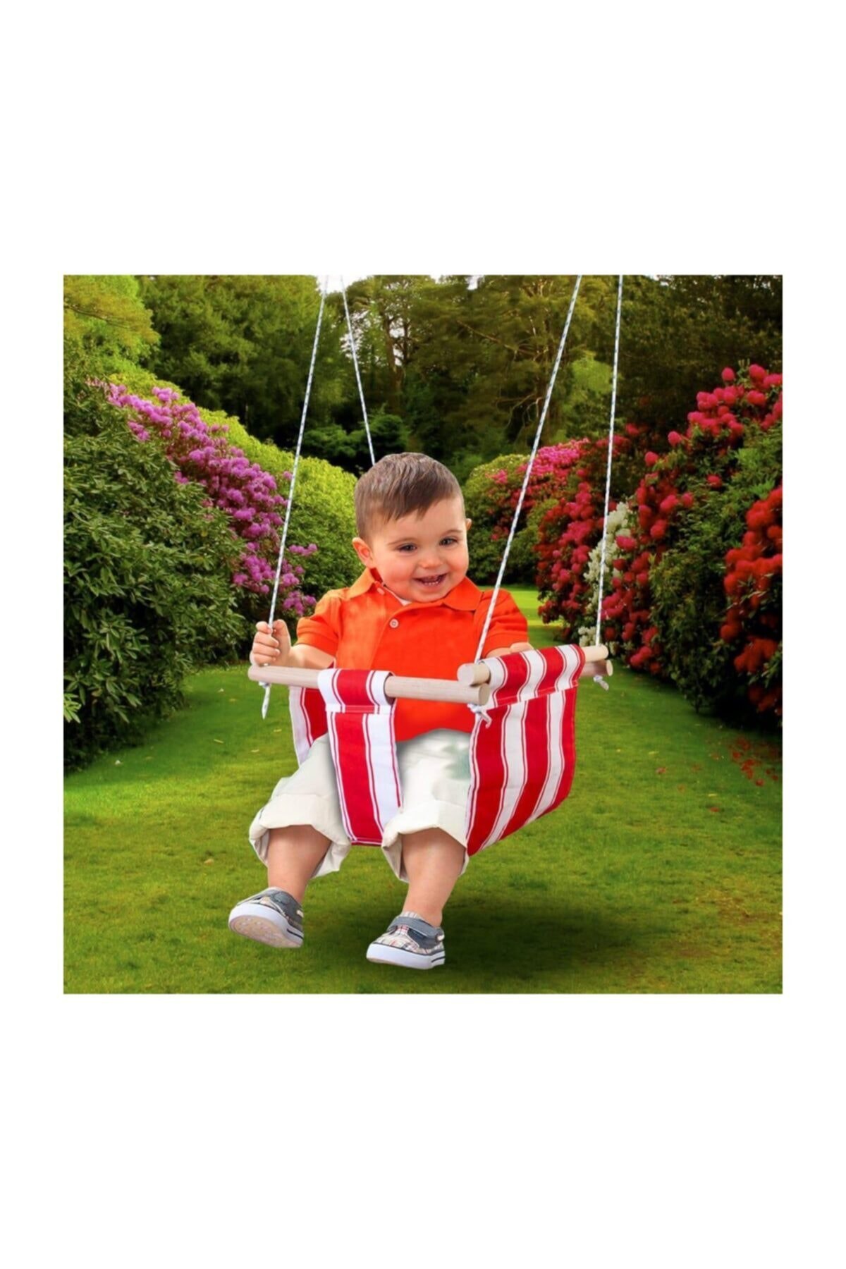 Wooden Swing Baby Swing Hammock Crib Kids Play