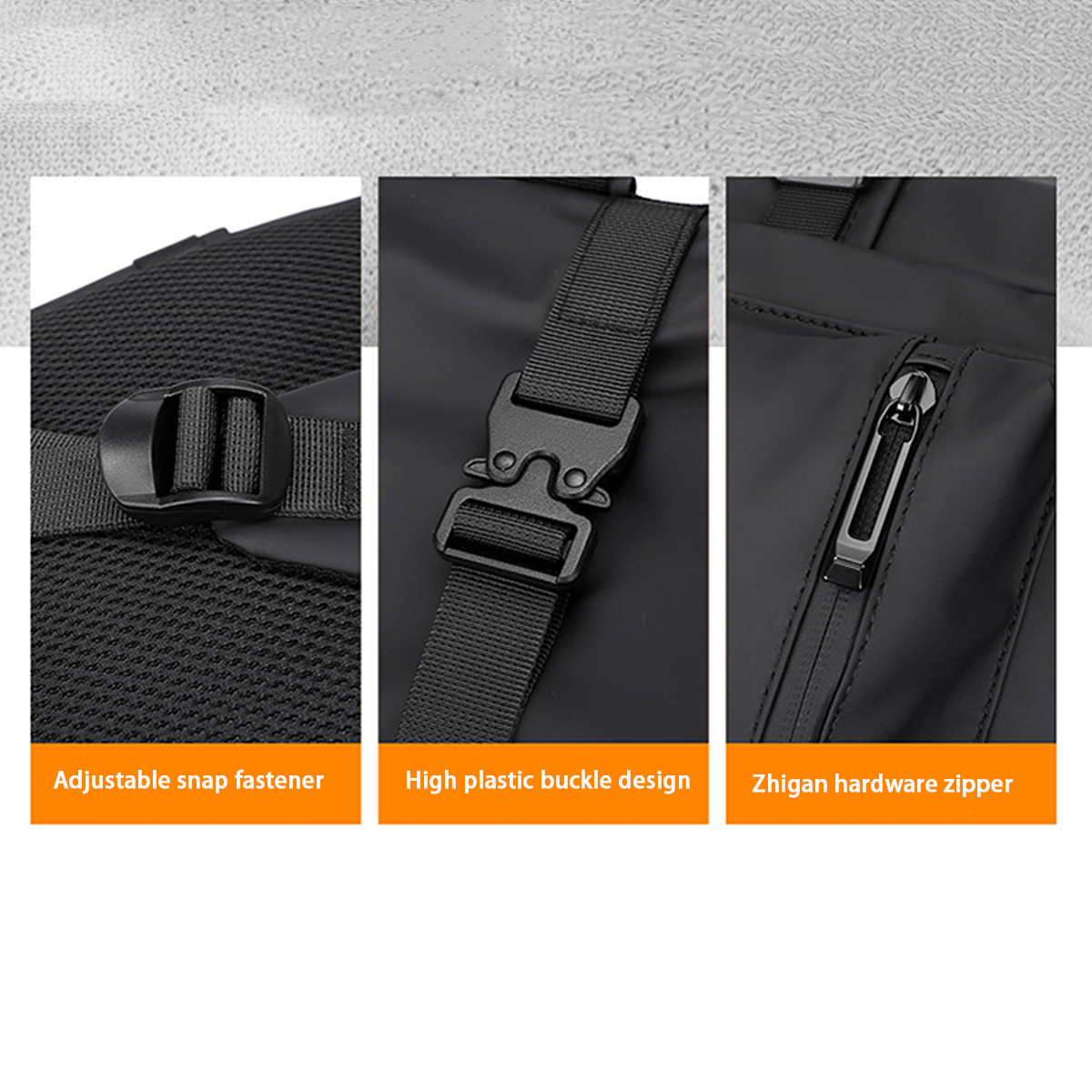 Mens Backpacks Large-capacity And Durable Oxford Men's Shoulder Bag Water-proof Expandable Neutral Style Travel Backpack