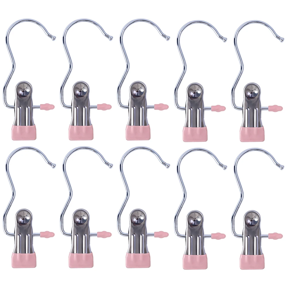 1-10 Stuks Clip Roestvrij Stalen Kleding Clip Multifunctionele Boot Organizer Wasknijpers Washaak Thuis Opslag voor Kleding Handdoek: XL / Deep Blue