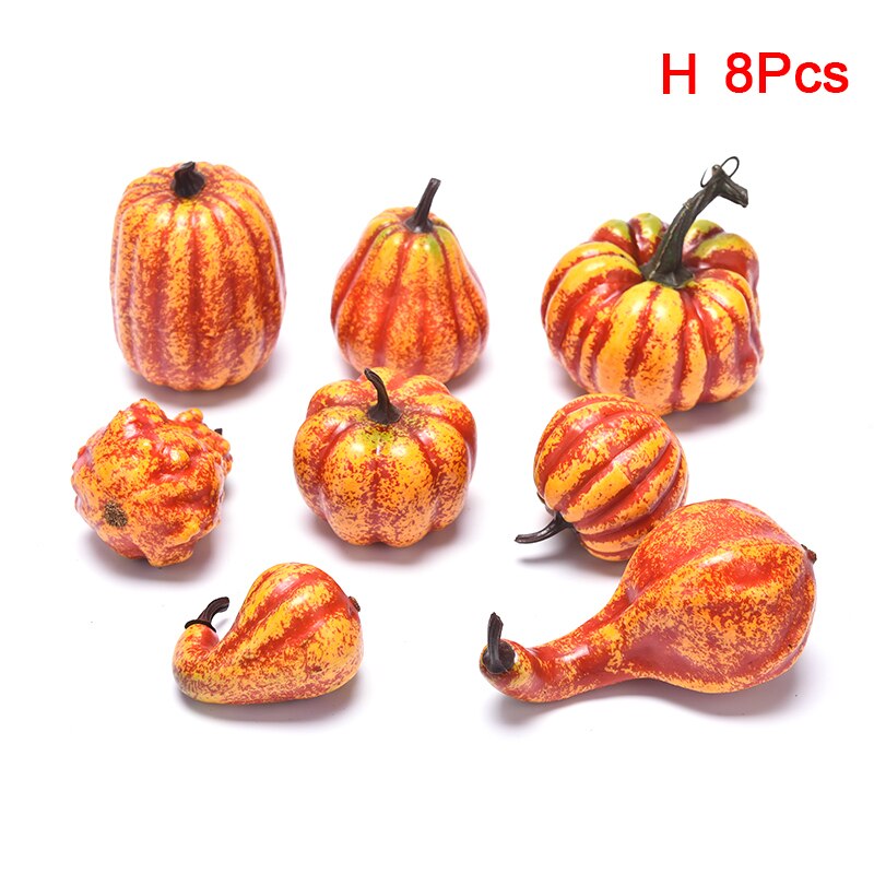 Halloween kunstige græskar ahorn fyr kegle taksigelse dag hjem fest dekoration diy håndværk hjem fødselsdagsfest bryllup dekoration