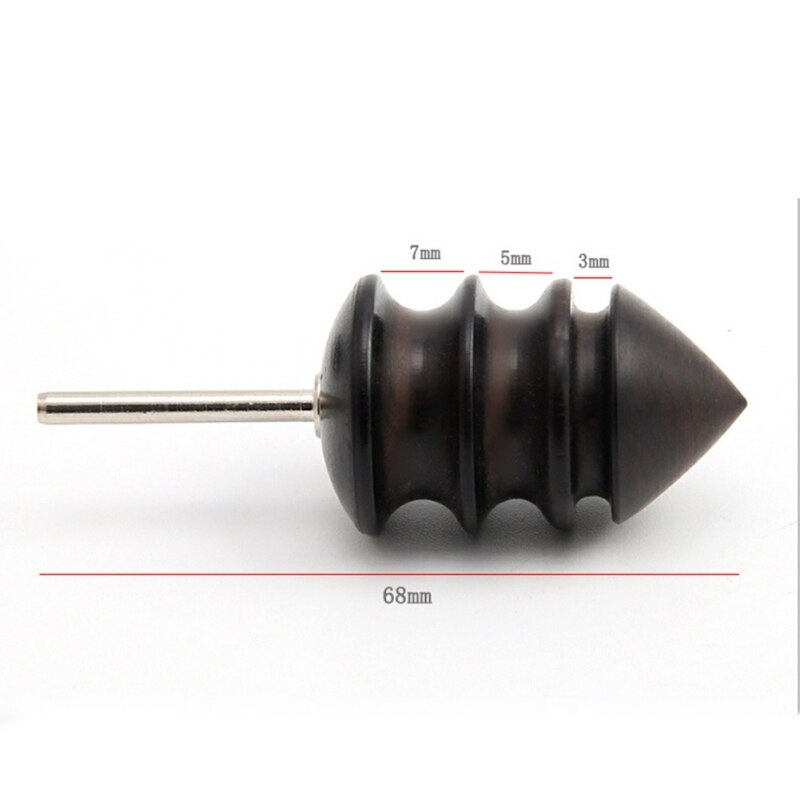 Ferramenta de couro Borda Vigarista Elétrica Polimento Flat/Apontou Cabeça Sândalo Couros Craft DIY Ferramentas Brunidor de Ponta Moagem Haste