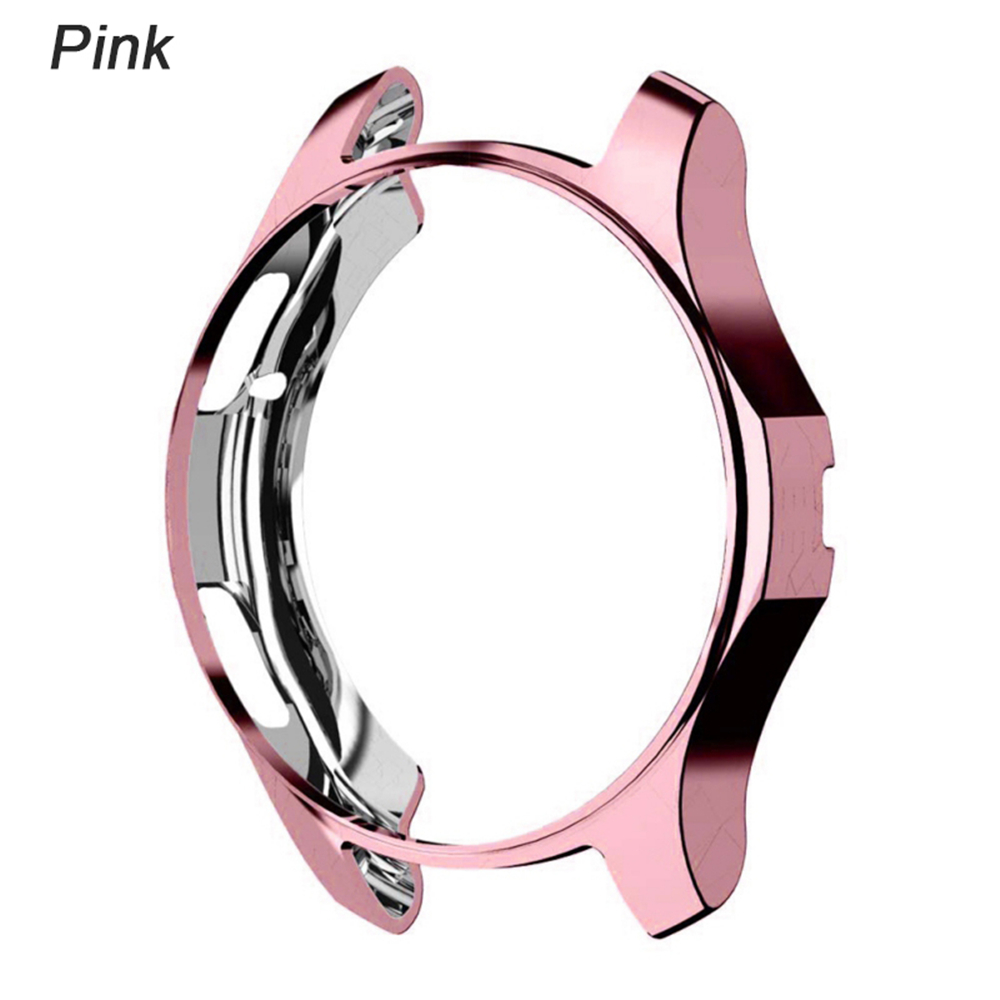 Capinha para samsung gear s3 frontier galaxy watch 46mm tpu macio all-around capa protetora para pára-choques caso quadro bordas ao redor: 7 / 46mm