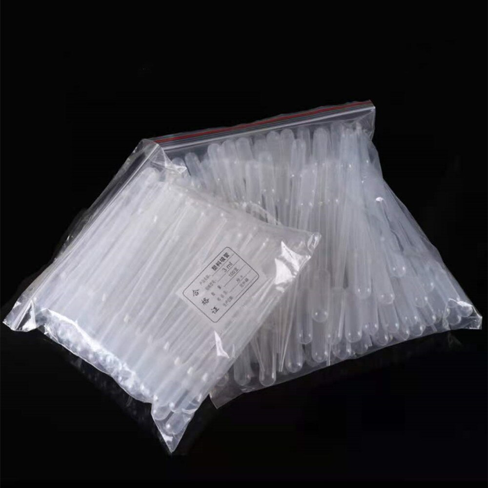 20-200Pcs 0.2-3ML Plastic Disposable Pipettes Squeeze Transfer Pipettes Dropper For Silicone Mold UV Epoxy Resin Jewelry Making