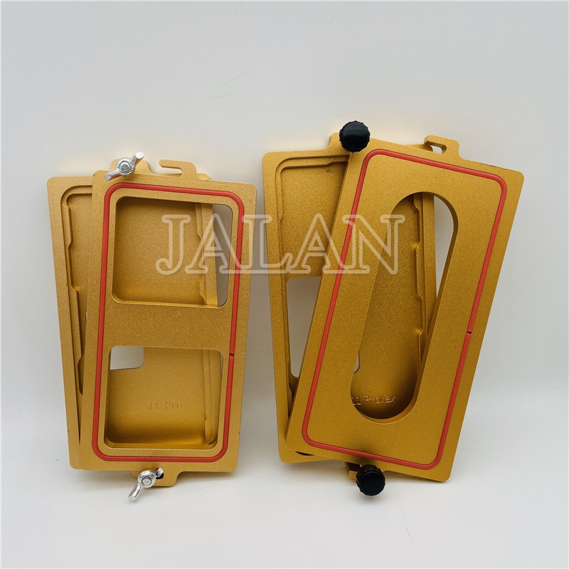 Novo molde de metal quadro de fixação molde para ip 11 pro/11 pro max/x/xs/xs max pressão de fixação molde reparo lcd