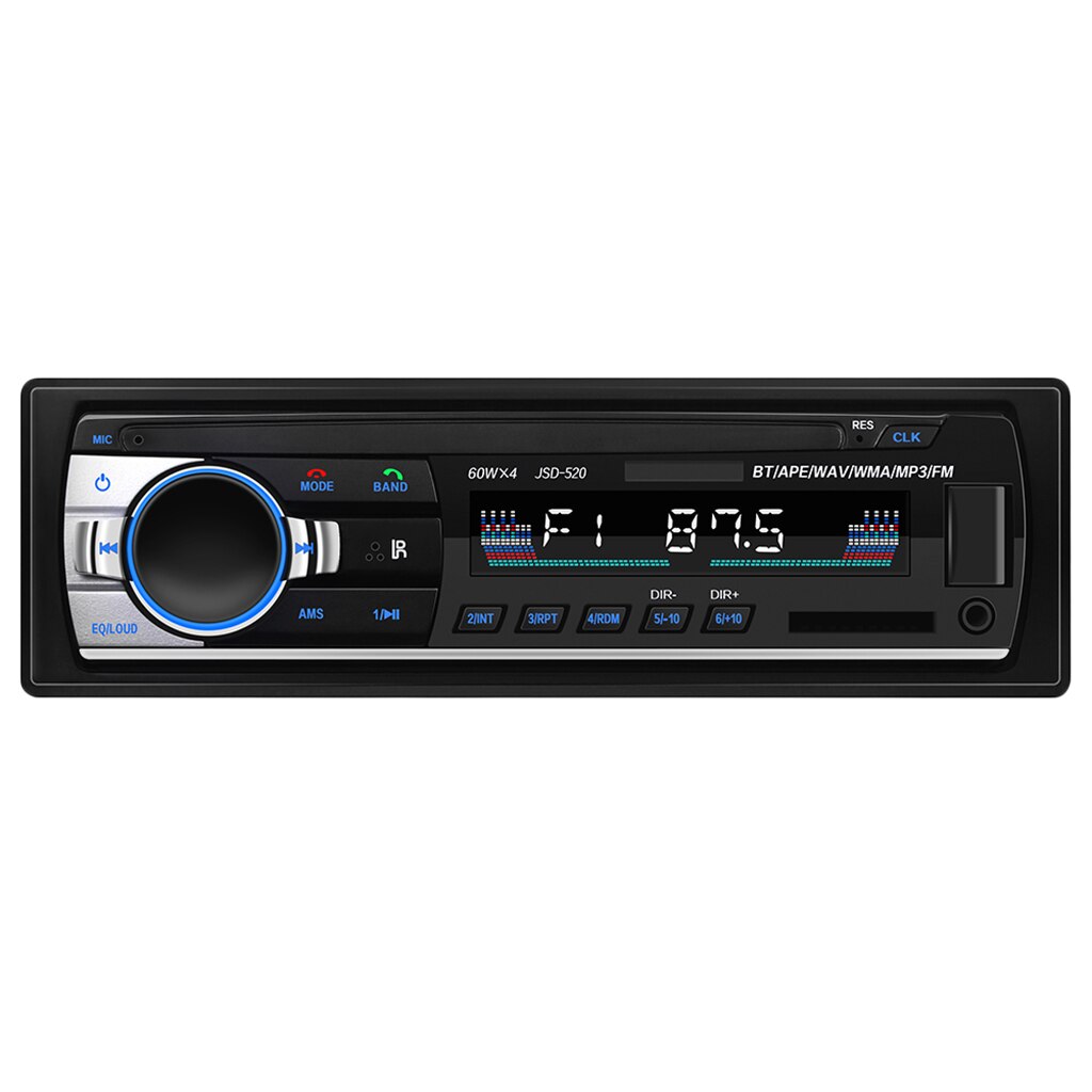 In-Dash FM MP3 Player Bluetooth Car Stereo Digital Media Receiver