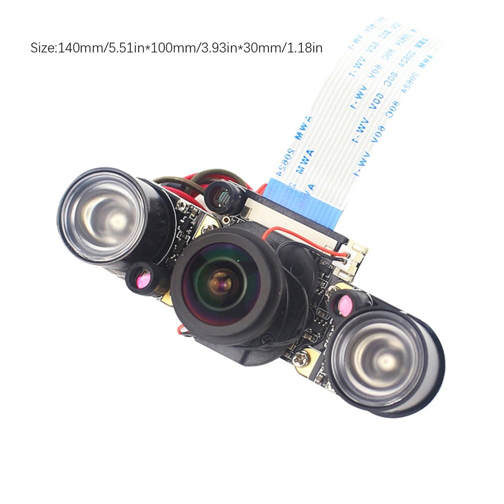 Kamera modul Für Himbeere Pi 4 Modell B/3B +/3B/2B Fisheye Weitwinkel Kamera 175 grad IR-schneiden Automatische Schalt Schild und Nacht