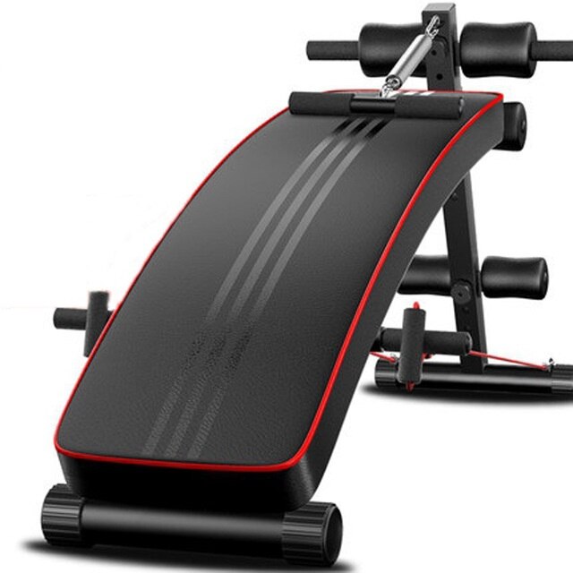 Für sterben Zu Hause Sitzen mit eine Neue Fitness diejenigen Bauch Bank oben Bord, bauch Trainer Ausrüstungen Fitnessstudio Ausbildung Muskeln: Braun