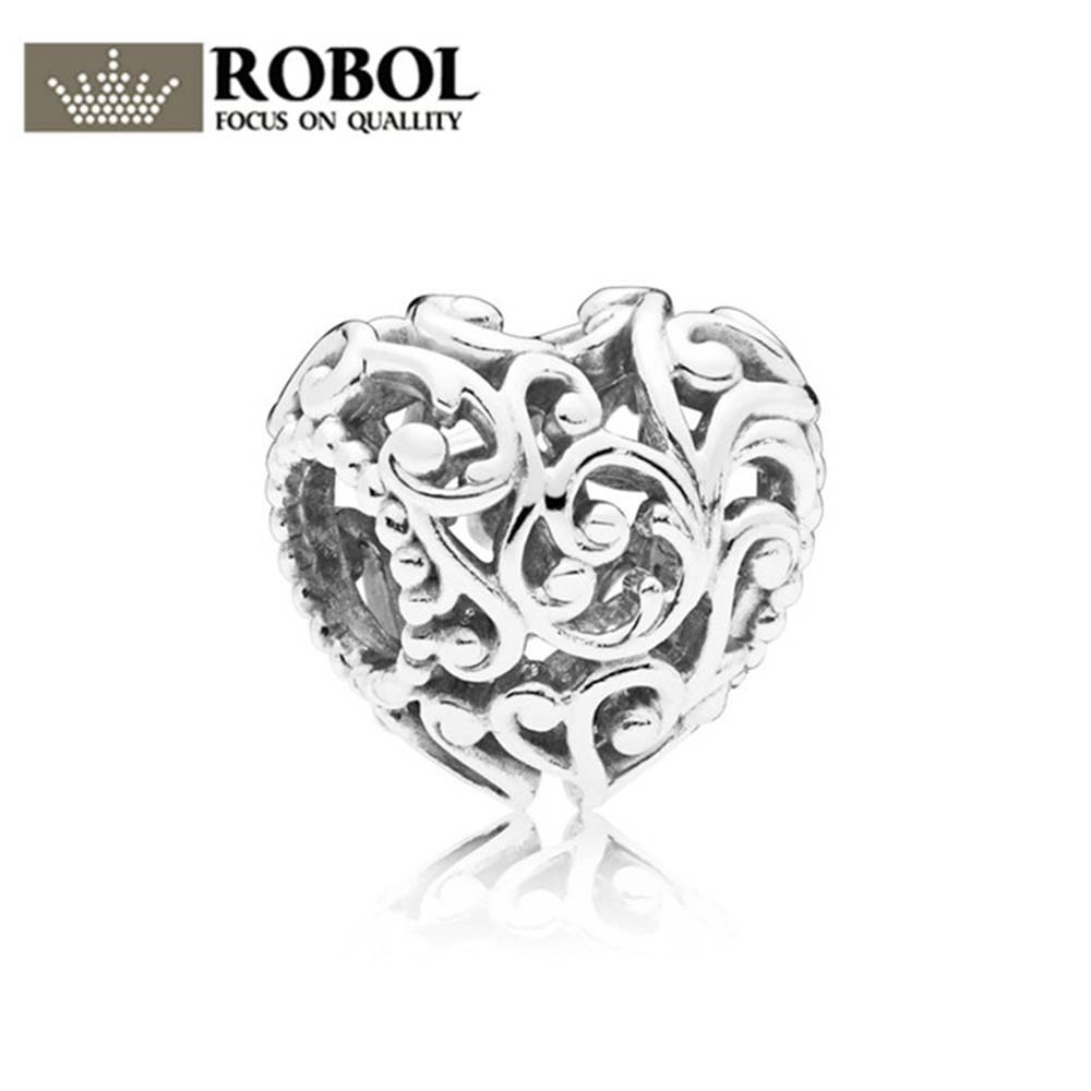 PDB ZZ 07 Silver 925 Jewelry Prototype 1:1 Natureza Dream Patterns Twain Heart-shaped Love You Jewelry Female: 797672