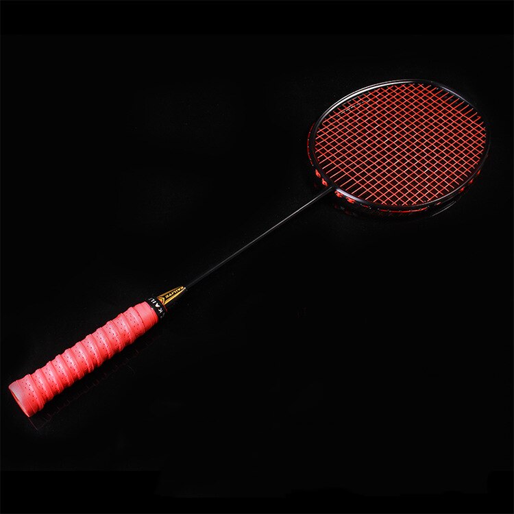KAILITE 4U 80g Strung Badminton Racket Carbon Badminton Racquet 30-32LBS free Grips and Wristband: C1
