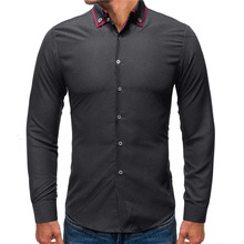 Men's shirts men dress Autumn And Winter Long-sleeved Shirt Business Casual Shirt camisas hombre vetement homme