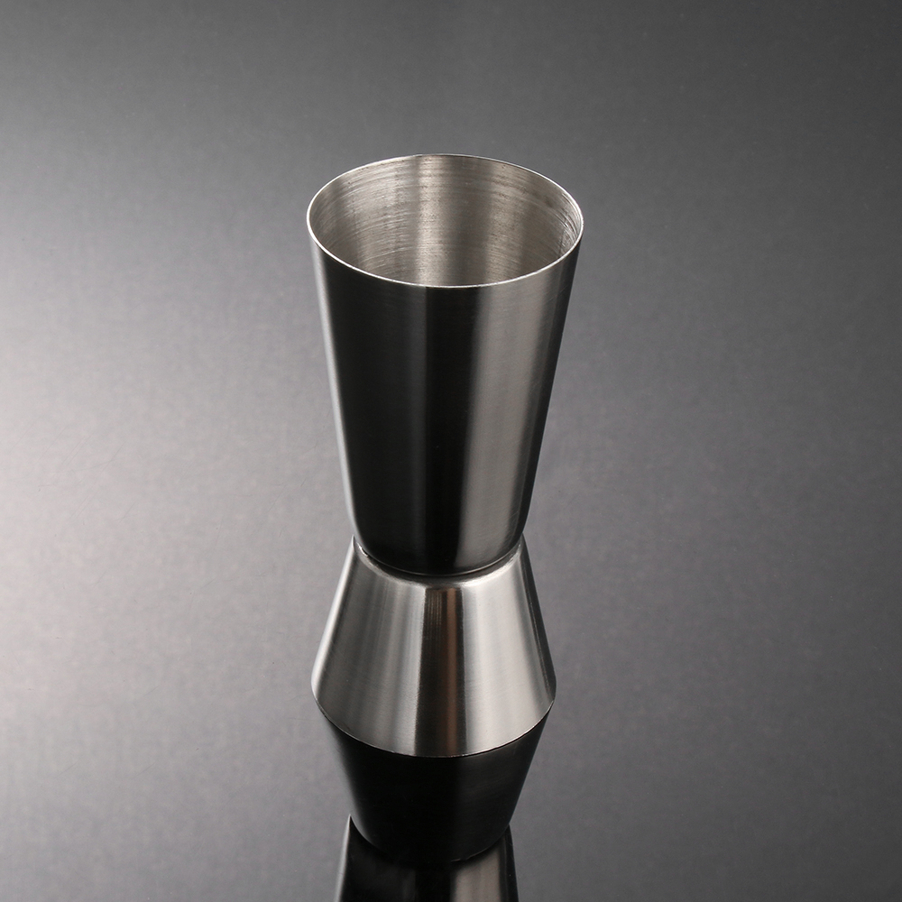 15/30ML 25/50ML Metal Stainless Steel Cocktail Shaker Mixer Measure Cup Dual Shot Drink Spirit Measure Jigger Bartender Bar Tool: 25 50ML