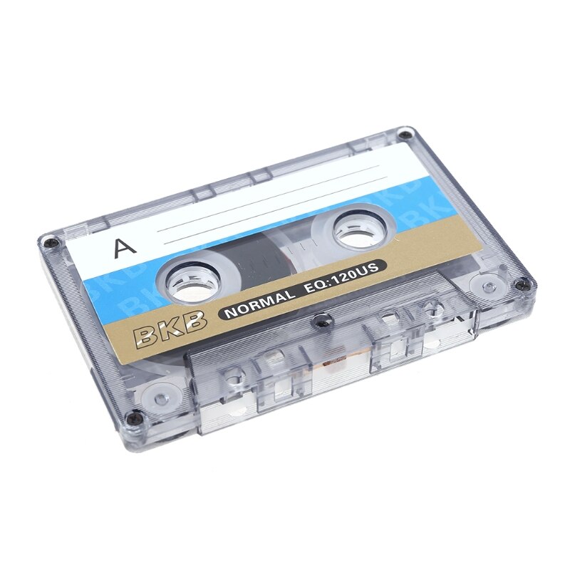 2Pcs Standard Cassette Blank Tape Player Empty 60 Minutes Magnetic Audio Tape Recording For Speech Music Recording